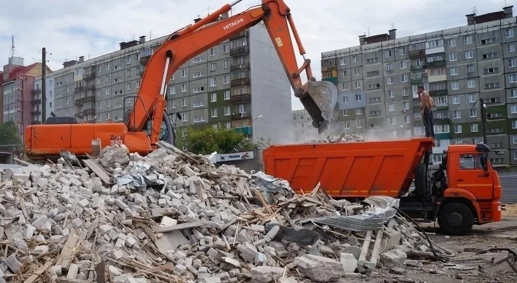 Профессиональный вывоз строительного мусора в Долгопрудном в октябре