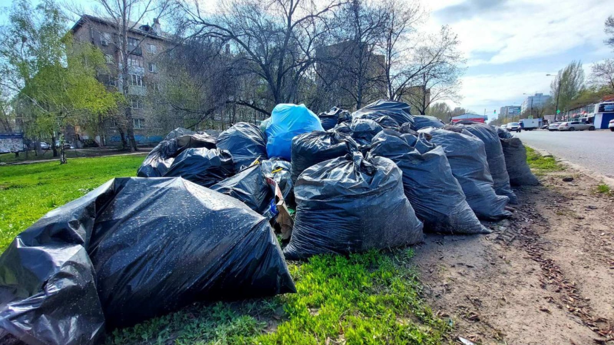 Вывоз и утилизация мусора после субботника в Долгопрудном в октябре