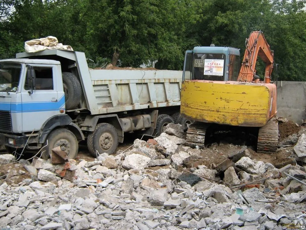 Вывоз бетонного боя и утилизация в Долгопрудном в октябре
